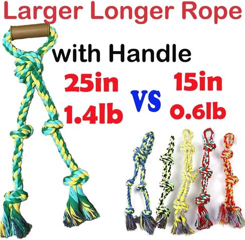 Extra Large Dog Rope Toys for Aggressive Chewers, Tug of War, Durable, Heavy Duty, XL Dog Chew Rope in Kuwait