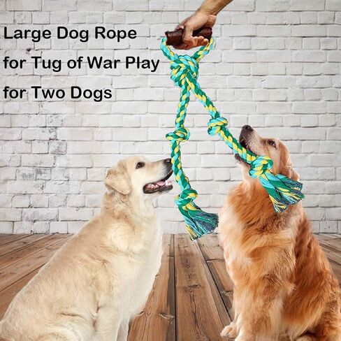 Extra Large Dog Rope Toys for Aggressive Chewers, Tug of War, Durable, Heavy Duty, XL Dog Chew Rope in Kuwait