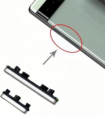 Power Volume Button Key Replacement for Google Pixel 7 Pro On/Off Button Side Volume UP/Down Button Pixel 7 Pro 6.7" 2022 GP4BC GE2AE with Tools Repair Parts (Hazel) in Kuwait