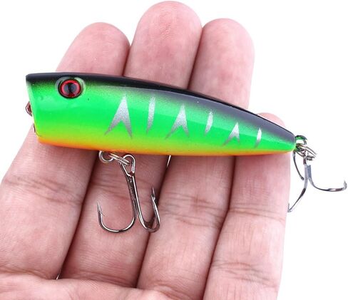 Fishing Lures Kit Mix Includes Minnow Popper Crankbait and Fish Hook for Fishing Saltwater Freshwater Trout Bass Salmon in Saudi Arabia