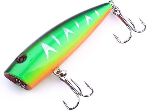 Fishing Lures Kit Mix Includes Minnow Popper Crankbait and Fish Hook for Fishing Saltwater Freshwater Trout Bass Salmon in Saudi Arabia