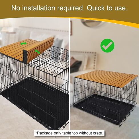 Dog Crate Topper with Magnets - Foldable Dog Kennel Topper Decorative Storage Pet Crate Table(for 42 inch Crate) in Saudi Arabia