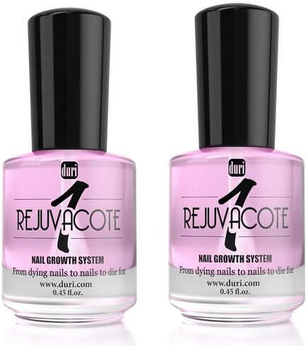 duri Rejuvacote 1 Nail Growth System - Original Maximum Strength Formula - Nail Strengthener and Nail Growth - Base and Top Coat - Pack of 3-0.45 fl. oz. in Saudi Arabia