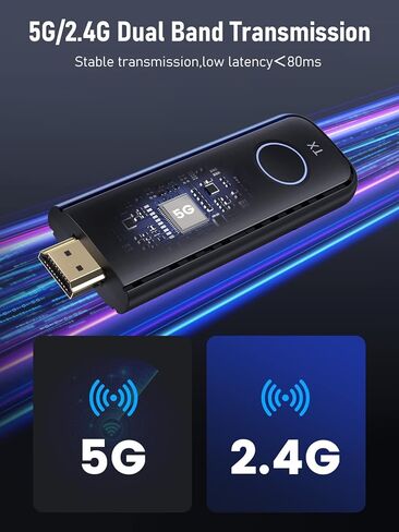 جهاز إرسال HDMI لاسلكي من Lemorele لأجهزة إرسال واستقبال HDMI اللاسلكية لدفق صوت الفيديو in Kuwait