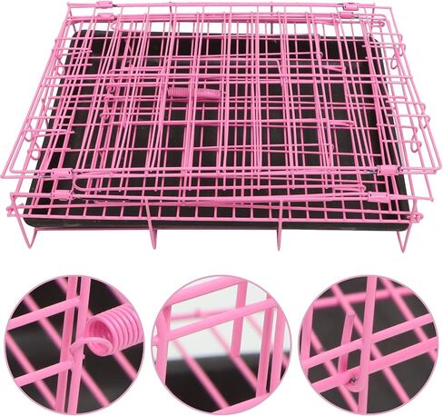 INOOMP Wire Dog Crate-Door Metal Crate-Indoor Folding Collapsible Dog Crate Safe and Durable Portable Travel Dog Crate for Home Use in Saudi Arabia