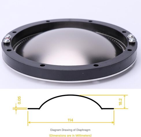 Audio Diaphragm kit Replacement Compatible with Peavey 44A, 44T, 44XT, 44XTD Driver 8 ohm 4" Voice Coil in Saudi Arabia