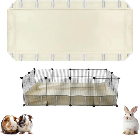 Guinea Pig Cage Canvas Bottom for for Guinea Pig cage 48 * 24inch C&C Cage Panel Waterproof Washable Cage Liners Small Animal Cage Bedding（not cage in Saudi Arabia