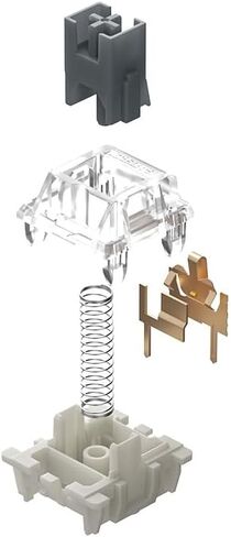 Gateron KS-9 Pro Brown Switch 3 Pin Switch مشحم مسبقًا آلة الألعاب الخطية لوحة المفاتيح (36 قطعة، بني) in Kuwait