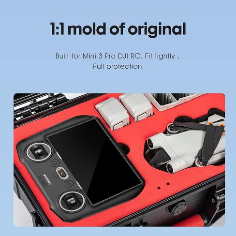 حافظة غطاء واقٍ من السيليكون لوحدة التحكم Mini 3 Pro RC مع حبل، لملحق وحدة التحكم DJI Mini 3 Pro RC، غطاء سيليكون للتحكم عن بعد مقاوم للغبار والسقوط وغير قابل للانزلاق (رمادي) in Kuwait