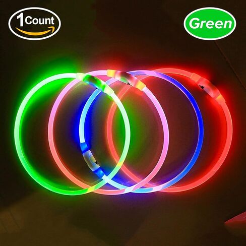 B.Seen LED طوق الكلب، النيون الأخضر in Kuwait