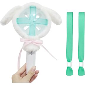 Lightstick Cover for TXT, Plush Lightstick Decorations Kpop Lightstick Covers Bow, Concert Light Stick Cute Cartoon Animal Ear Shape Lightstick Protective Cover for TXT Ive Enhypen Twice