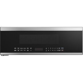 Midea MM12S2ASZ 1000W Grill Microwave Oven, 1.2 Cu.ft Drawer, 24'' Wide Over-The-Range Built-in Stainless Steel, Child Safety Lock, One-Touch, Auto-Menus