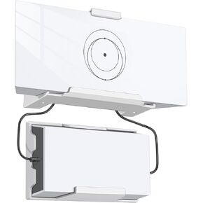 Starlink Gen 3 Router Wall Mount, Starlink V3 Router Mount,Power Supply Mounting Kit for Starlink Standard Gen 3 High Performance Wireless Router,ABS Bracket Holder for Space Saving, White