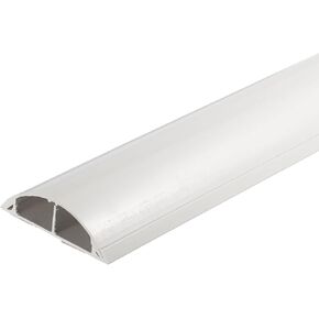 PATIKIL Floor/Wall Cable Raceway Cord Cover 39" Lx3 Wx0.7 H Cord Hider Channel Self-Adhesive White for TV Wire Management