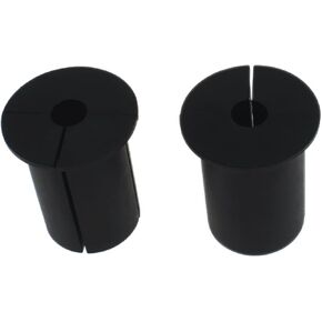 2PCS Wall Grommets 1 inch Wall Hole Cable Protective Sleeve Black Wall Clips Set for Protecting Electric Wire