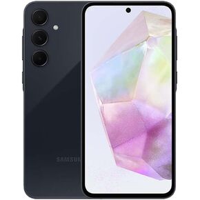 SAMSUNG Galaxy A35 5G A356E 128GB Dual-SIM GSM Unlocked Android Smartphone (Latin Variant/US Compatible LTE) - Awesome Navy