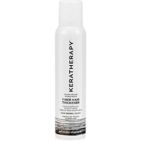 Keratherapy Keratin Infused Perfect Match Fiber Hair Thickener Spray, Light Brown, 4 fl. oz., 140 ml - Volumizing, Thickening, & Concealing Hairspray for Scalp Coverage, Roots & Thinning Areas