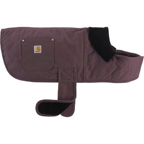 Carhartt Firm Duck Insulated Dog Chore Coat, Deep Wine, Small