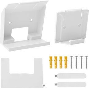 Router Holder & Power Supply Mount for Starlink, ABS Wall Mount Kit Compatible with Starlink Gen 3 & V3 Router Accessories Kit for Star Link Internet Adapter Satellite Signal Store Case