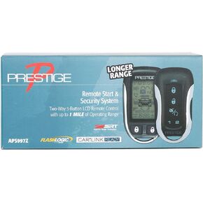 Prestige APS997Z 2-Way 5-Button LCD Remote Control w/ 1 Mile Operating Range