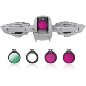 مجموعة مرشحات FPVtosky ND لـ DJI NEO، مجموعة مرشحات ND متعددة الطبقات لملحقات الطائرات بدون طيار DJI NEO - مرشح 4 عبوات (MCUV، CPL، ND32، ND64) in Kuwait