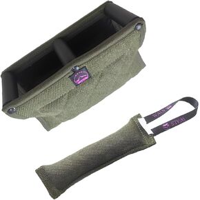 Durable Dog Bite Wedge+Dog Bite Tug Toy ,Durable Nylon Blending Fabric,Suitable for Diminutive to Medium Dogs,Dog