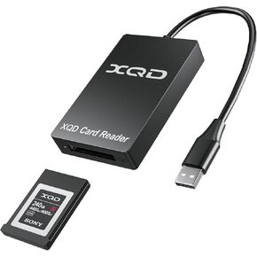 XQD Card Reader, 5Gbps USB 3.0 XQD Memory Card Reader Adapter Compatible with Sony G/M Series USB Mark XQD Card, Lexar 2933x/1400x USB Mark XQD Card for Windows/Mac OS/Linux
