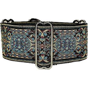 Martingale Dog Collar for Greyhound Saluki Whippet and Other Breeds with Similar Neck 2" Wide (14"-18")
