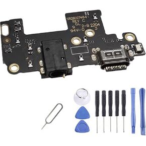 XT2215 Charging Port Dock Replacement Charger Port Board Connector Parts for Motorola Moto G Stylus 2022 XT2215 5G 6.0 Inches (not fit for Moto G Stylus 2022 4G XT2211 Version)