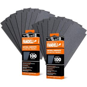 fandeli 36572 100 حجم حبيباتها واللوح وباقة كبيرة من ورق الملاءات ، مقاس 4 – 1/4 " x 11. 6 ", 25-sheet