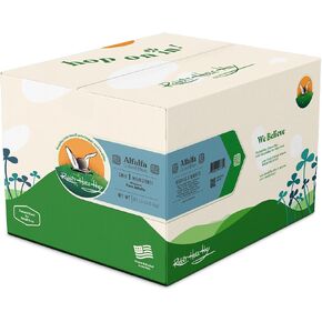 All Natural Alfalfa Hay Cubes for Small Pets - 12 oz - High Protein & Calcium