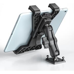 OHLPRO Upgrade - Heavy Duty Drill Base Mount for All 7" - 11.5" Tablets ( iPad , Samsung Tab ) for Cars, Dashboards,Desks, Tabletops ,Great for Commercial Vehicles, Trucks Dash