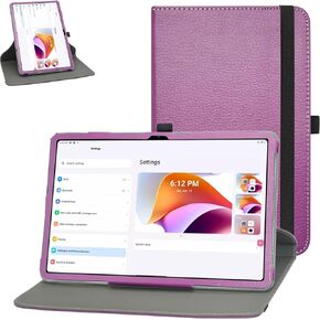 MAMA MOUTH for OSCAL Elite 1 Rotating Case,Honor Pad 9 Pro Case,360 Degree Rotary Stand with Cute Pattern Cover for OSCAL Elite 1 /Honor Pad 9 Pro 12.1" Tablets,Black