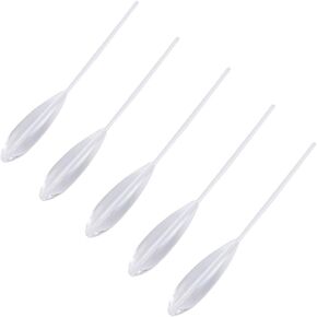 Pokinge 5Pcs 15g Fishing Bobbers,Acrylic Fishing Float Transparent Sinking Casting Bobbers Bombarda Sinking Fly Fishing Spinning Floats