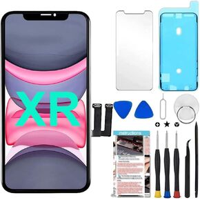 for iPhone Xs Max Screen Replacement 6.5 inch LCD Touch Screen Display Digitizer Repair Kit Assembly with Complete Repair Tools