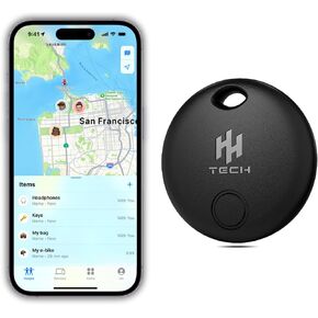 HH-Tech Smart Tag for Apple iOS Devices, Key Tracker, Item Finder, Luggage Tag, Mini Tracker, Easily Track Your Wallet, Bag, Suitcase, and More