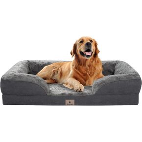 Orthopedic Dog Bed for Extra Large Dogs - XL Washable Dog Sofa Beds Large, Supportive Foam Pet Couch Bed with Removable Washable Cover, Waterproof Lining and Nonskid Bottom
