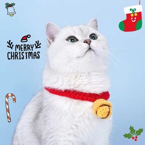 زي وشاح الحيوانات الأليفة للقطط والكلاب في عيد الميلاد، طوق ملابس القطط لعيد الميلاد، وشاح قلادة عيد الميلاد، ملابس ناعمة ولطيفة للقطط والجرو، ملابس مضحكة للحيوانات الأليفة في عيد الميلاد