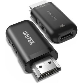 Unitek USB C to HDMI Adapter Uni-Directional Type-C Female Video Source to HDMI Male Display Converter 4K 60Hz Thunderbolt 3/4 Adapter for MacBook Pro/Air iPhone Series iPad Pro Windows Surface