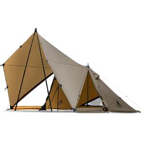 OneTigris Platoon Camping Tent, Waterproof Windproof Versatile Bushcraft Shelter for Outdoors Survival Travel Beach Truck Bikepacking