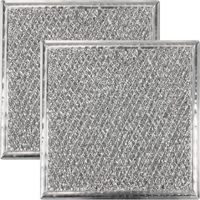 WB02X11534 بدائل مرشح الشحوم الميكروويف لشركة GE لفرن الميكروويف تدابير مرشح الشحوم الألومنيوم 12 طبقة لاستبدال مرشح الميكروويف GE 2-حزمة مرشحات شبكة الألومنيوم الميكروويف in Kuwait