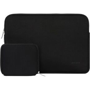 MOSISO Tablet Sleeve Case for 13 inch iPad Pro M4 & iPad Air M2 2024, iPad Pro 12.9 inch M2 M1 6th 5th 2022-2018 with Magic Keyboard&Smart Keyboard Folio, Neoprene Carrying Bag with Small Case, Black