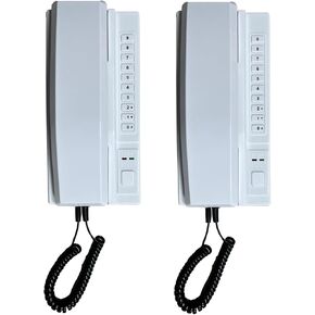Wireless Intercom System [Upgraded 2024],Intercom System for Home Use,Phone Intercom System 3280ft Range,Volume Adjustment,Broadcast Function,Two Way Intercom for House,Office,Hotel(2 Pack)