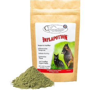 Glacier Peak Holistics Inflapotion - Natural Herbal Anti-Inflammatory for Dogs & Cats, Organic Remedy for Arthritis, Inflammation, Hip & Joint Pain, Mobility & Wellness - 3oz (90 Servings)