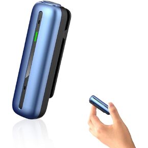 Mini Voice Recorder 16GB Smart Digital Voice Recorder with Optional AI Transcription, Support Both USB and Wireless File Transfer, S01 New Generation HD Sound Recorder with Playback