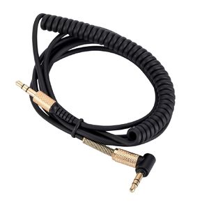 UNCLE LIGHT Replacement Audio Cable for Marshall Headphones, Compatible with Monitor Major 2 II Major 3 III Major 4 IV Mid Headphones 3.5mm Male Stereo Jack Cord, 1.2 Meters, No Inline Control, Black