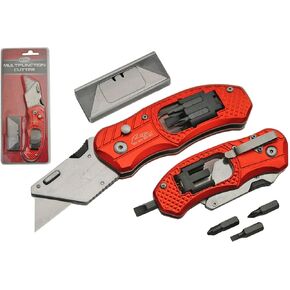 SZCO Supplies Multifunction Cutter, Red