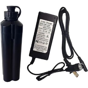 WeideBATT® 5.0Ah BM2300 Battery and RB-CC4002 Charger for Daiwa BM2300 BM2300N BM2900 Fishing Reel Battery for Daiwa Tanacom 750 500 1000