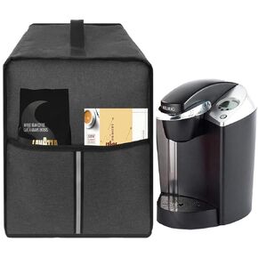 Coffee Maker Cover Compatible with Keurig K-Duo Single Serve K-Cup Pod & Carafe Coffee Maker/Keurig K-Elite Single-Serve K-Cup Pod Coffee Maker/Hamilton Beach 2-Way 12 Cup Drip Coffee Maker