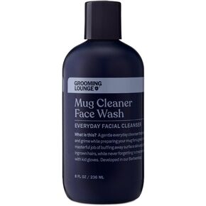 Grooming Lounge Mug Cleanser, Everyday Facial Cleanser For Men, Natural Face Wash, Sensitive Skin. Face Cleanser for a Hydrating, Deep Clean, 8 oz.